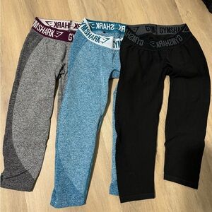 Gymshark womans Bottoms - Grey, Blue, Black